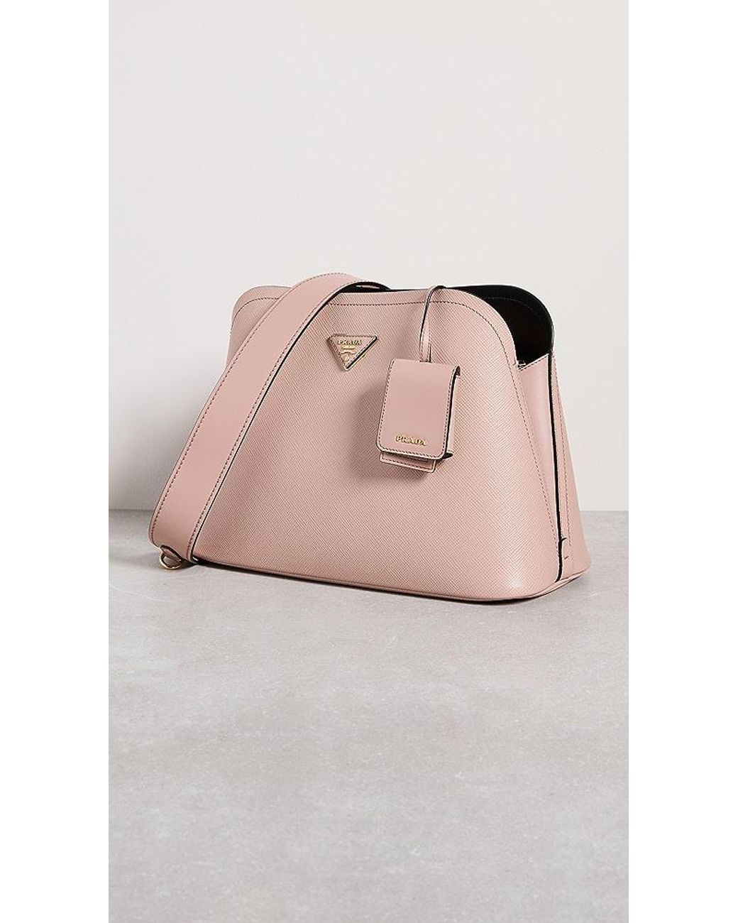 What Goes Around Comes Around Prada Pink Saffiano Woc - ShopStyle Shoulder  Bags