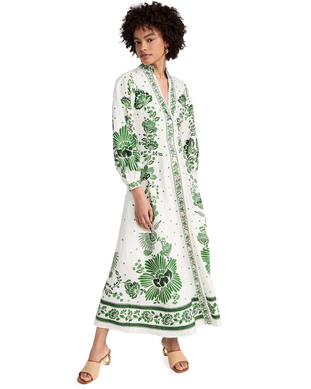 FARM Rio Maxi Dress in Green | Lyst
