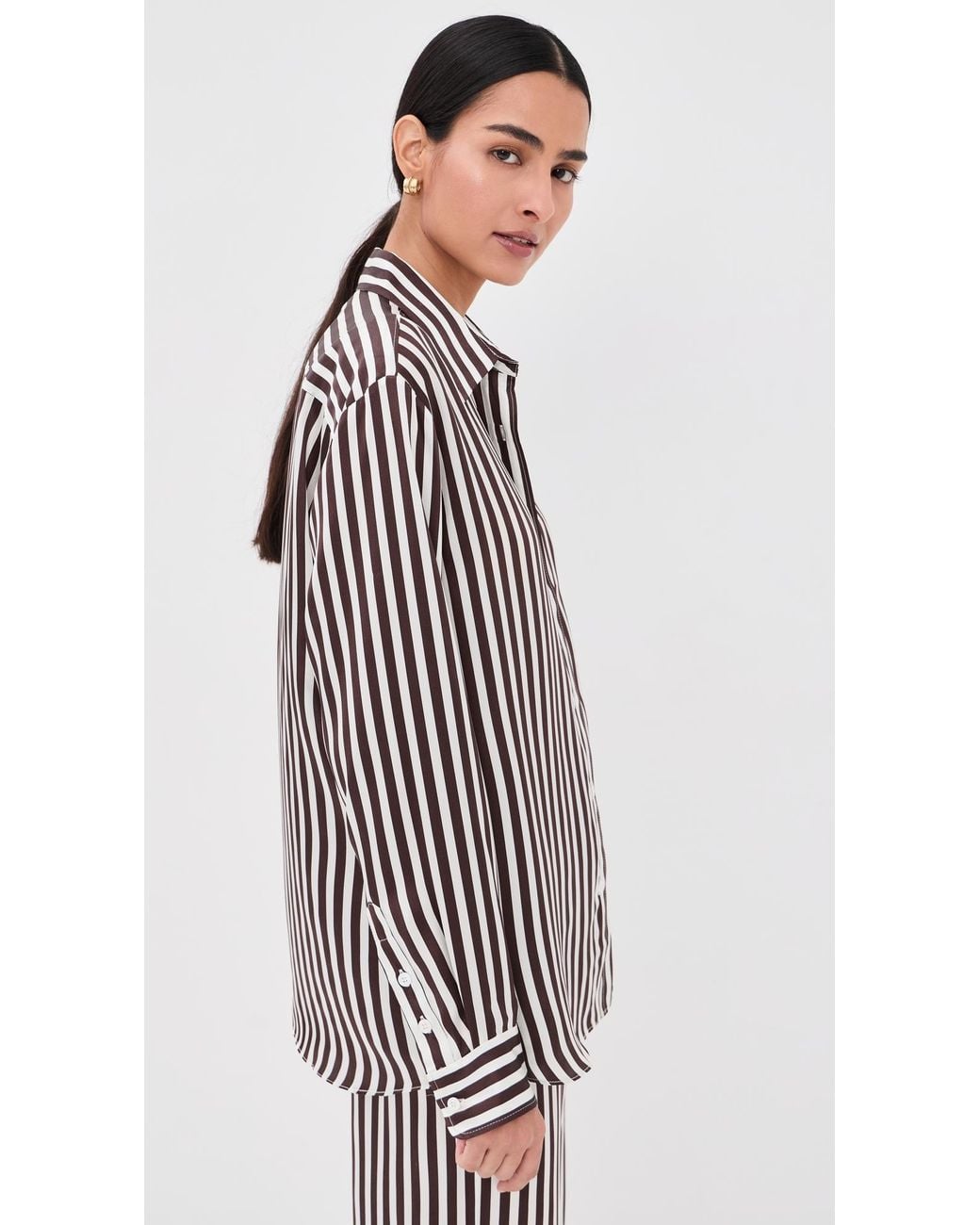 SPRWMN Multicolor Mara Silk Button Up