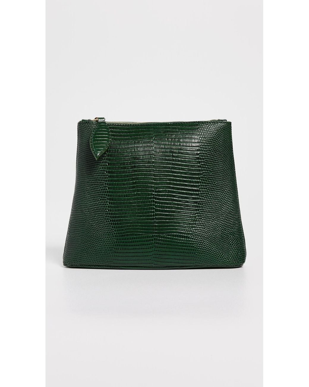 Liffner Green Zip Clutch
