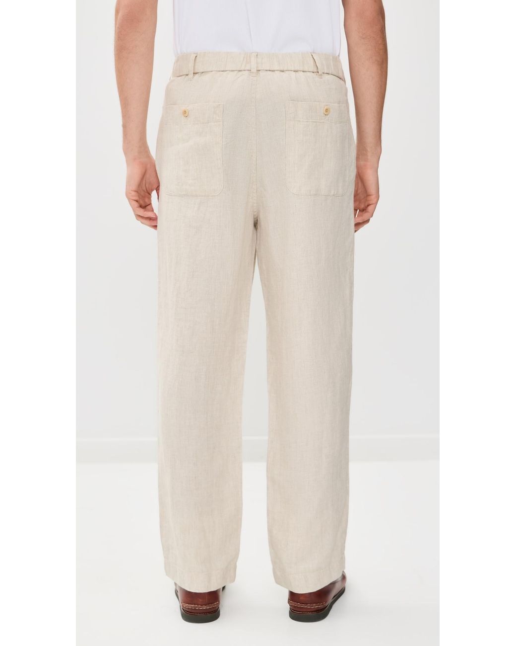Madewell Natural Linen Back Pants for men