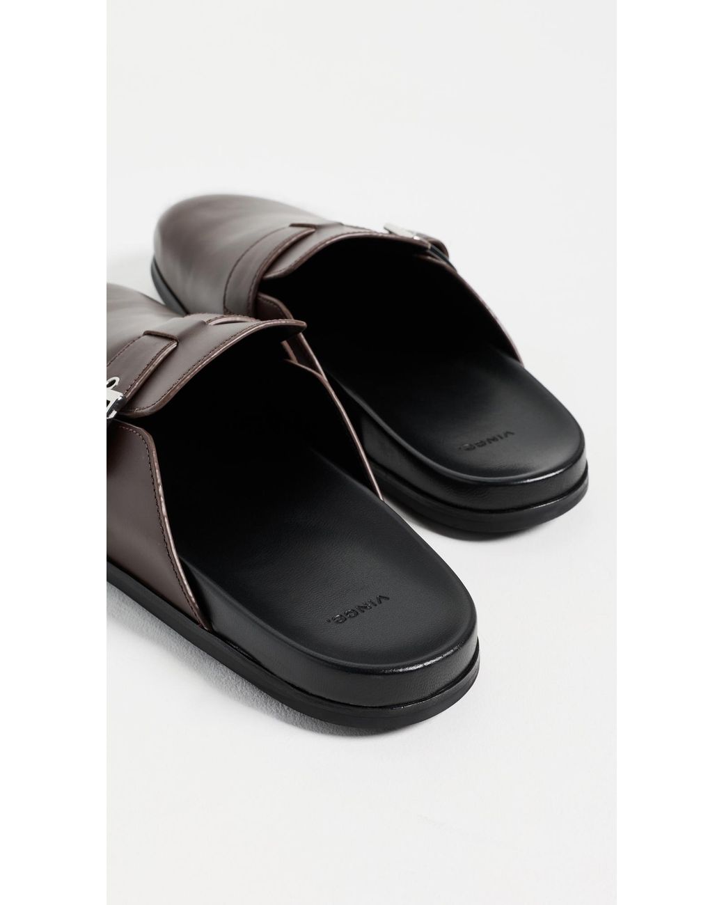 Vince Black Leon Mules