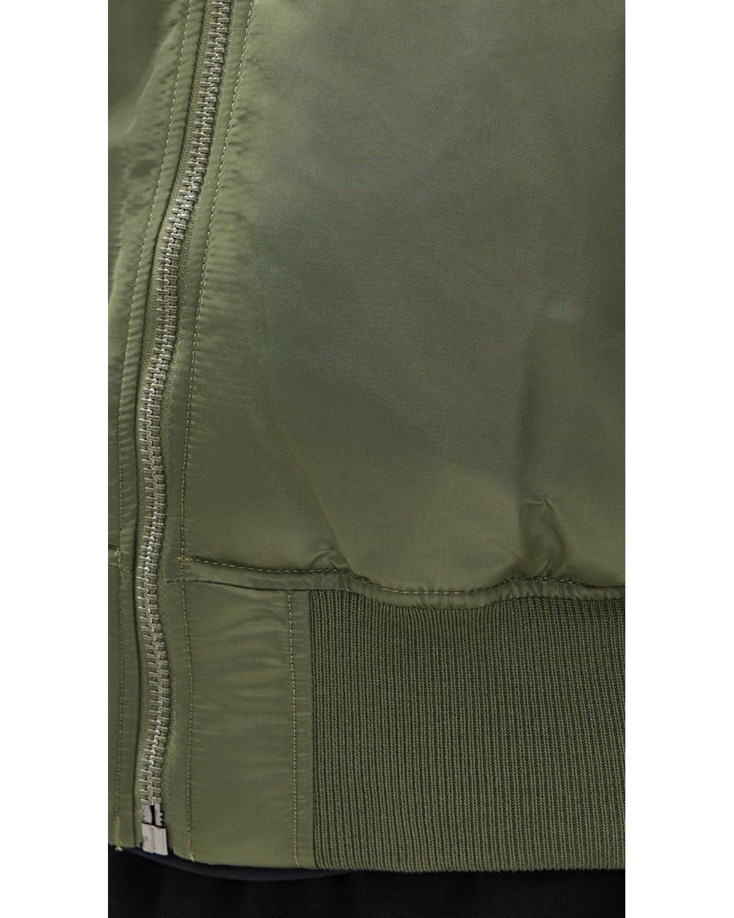 Alpha Industries Green Ma-1 Heritage Fit Flight Jacket for men