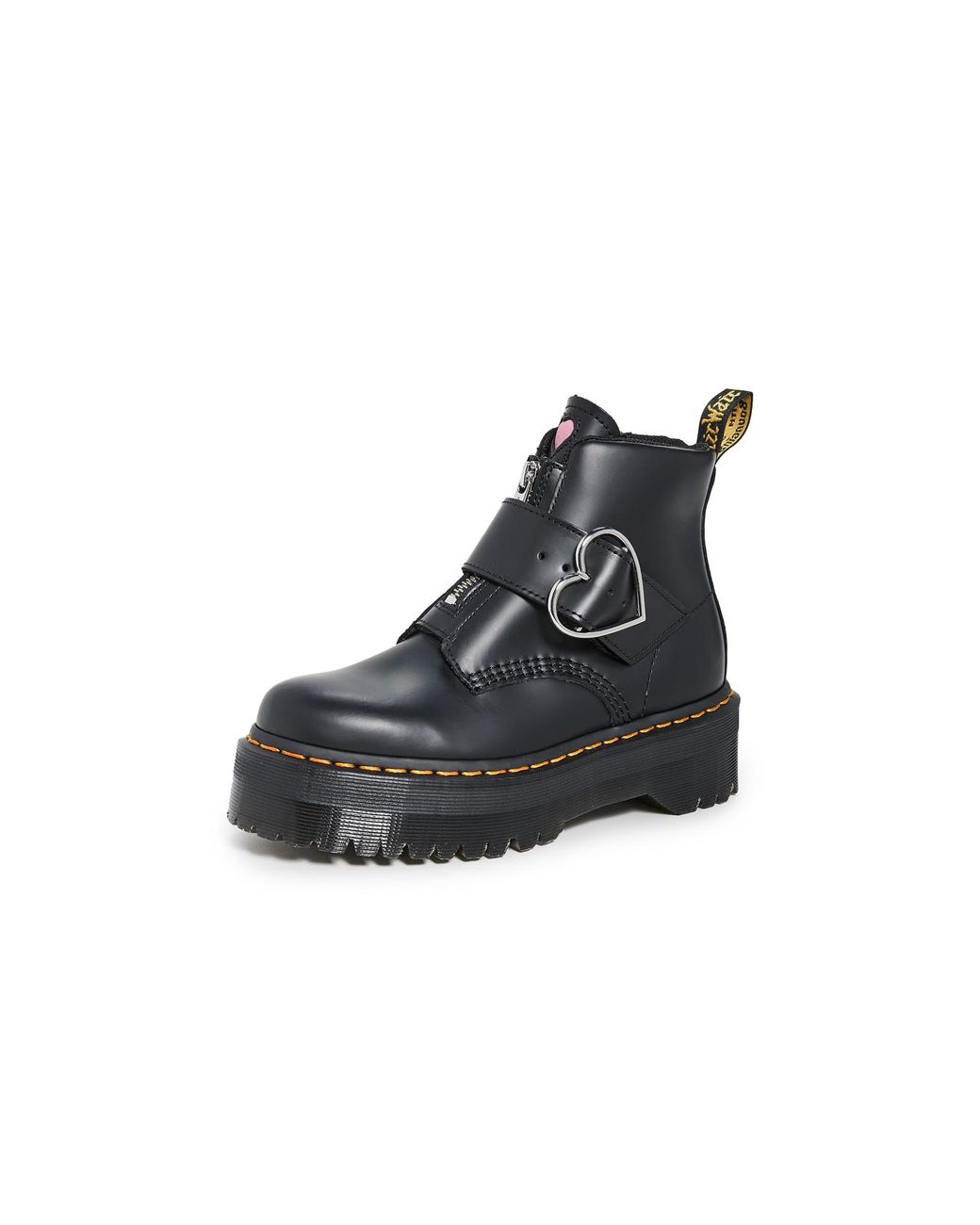 Dr. Martens Buckle Boot Lazy Oaf in Black | Lyst