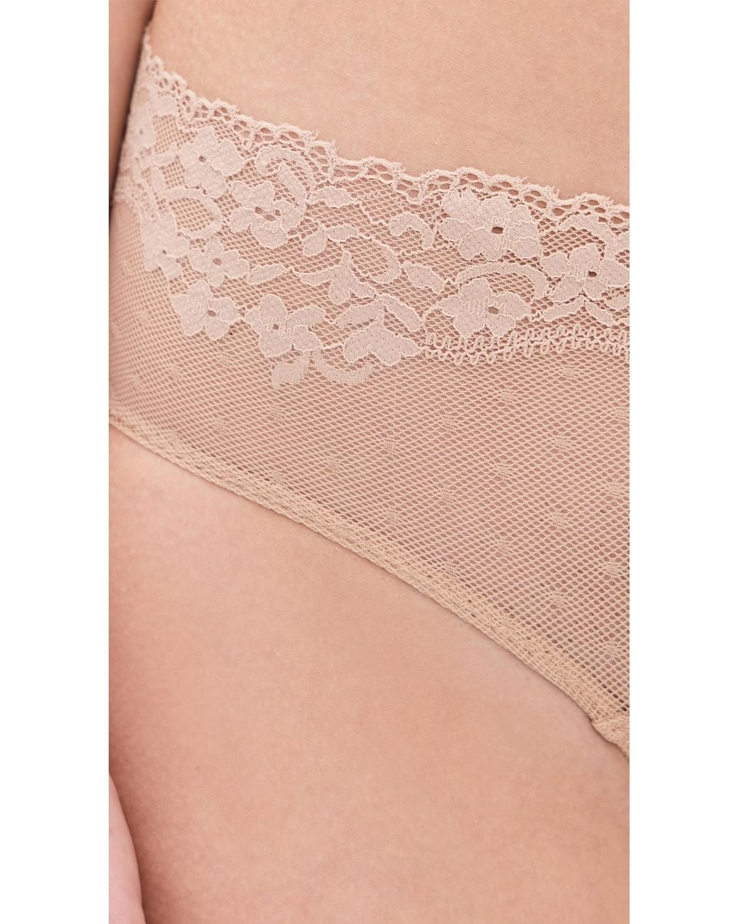Commando Natural Double Take Lace Bikini Panty