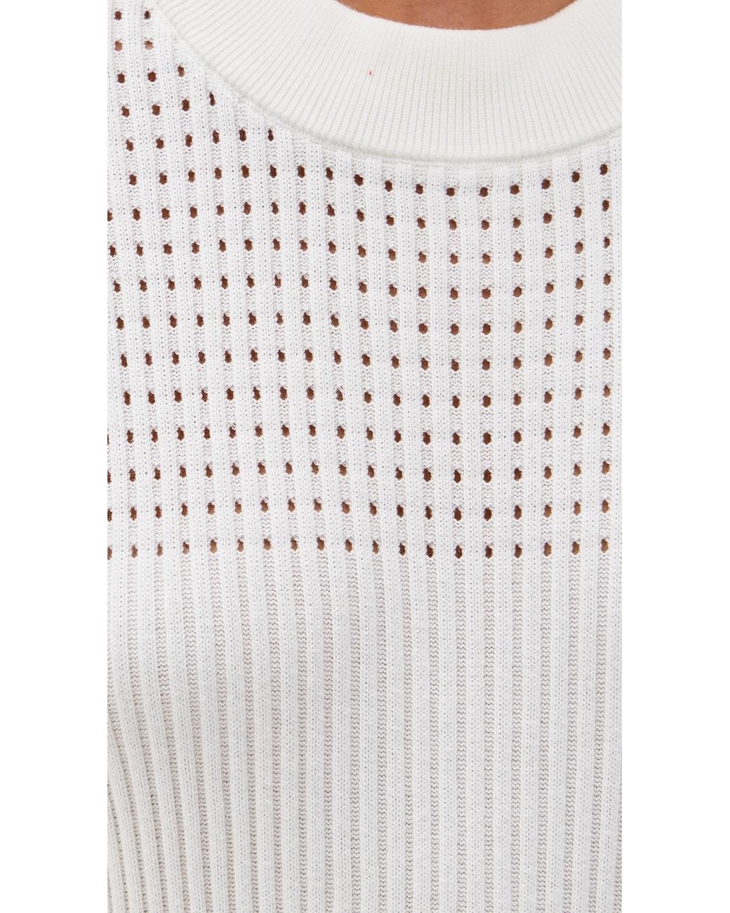 Varley Cheston Relaxed Knit Dress in White | Lyst