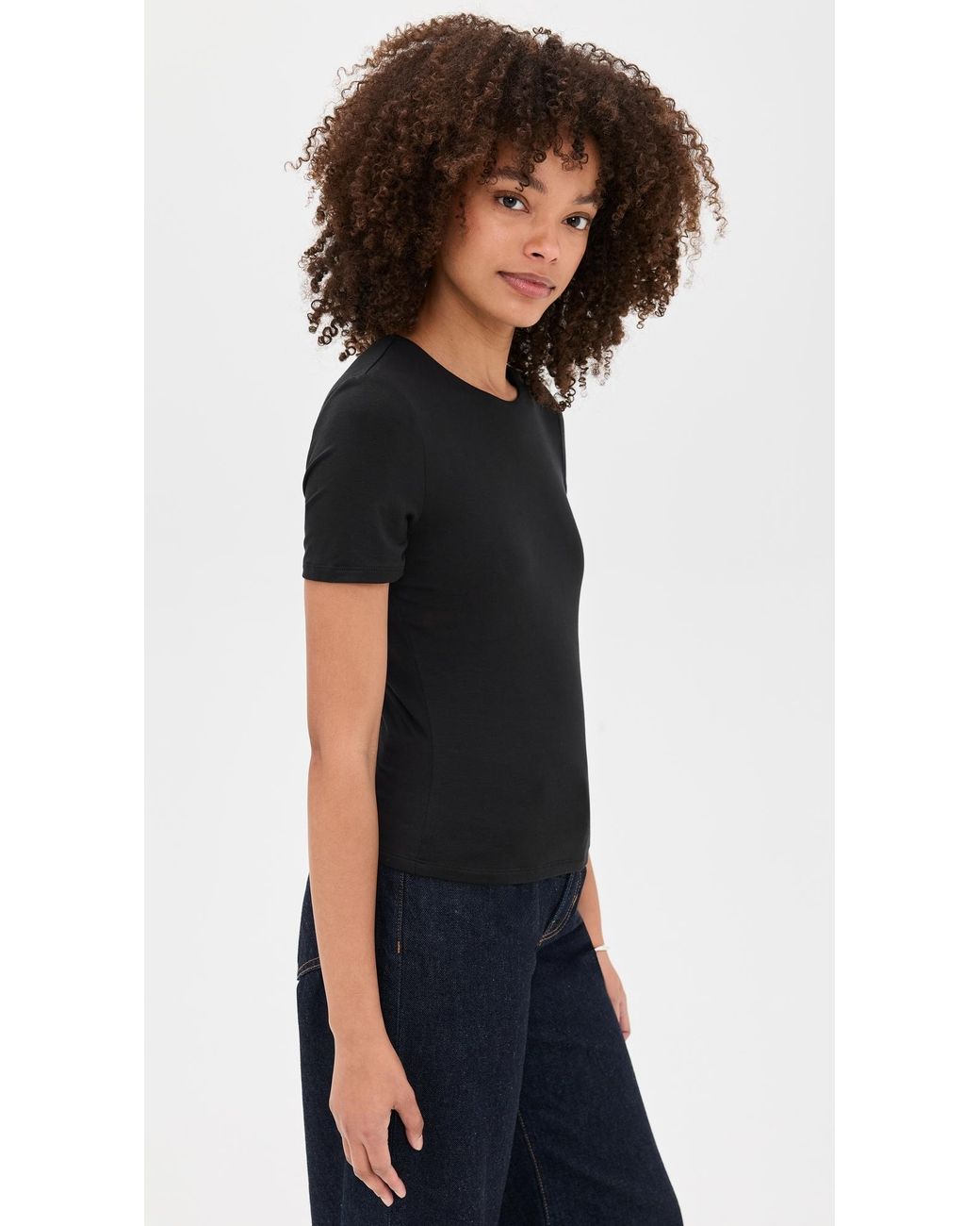 Veronica Beard Black Benedict Tee
