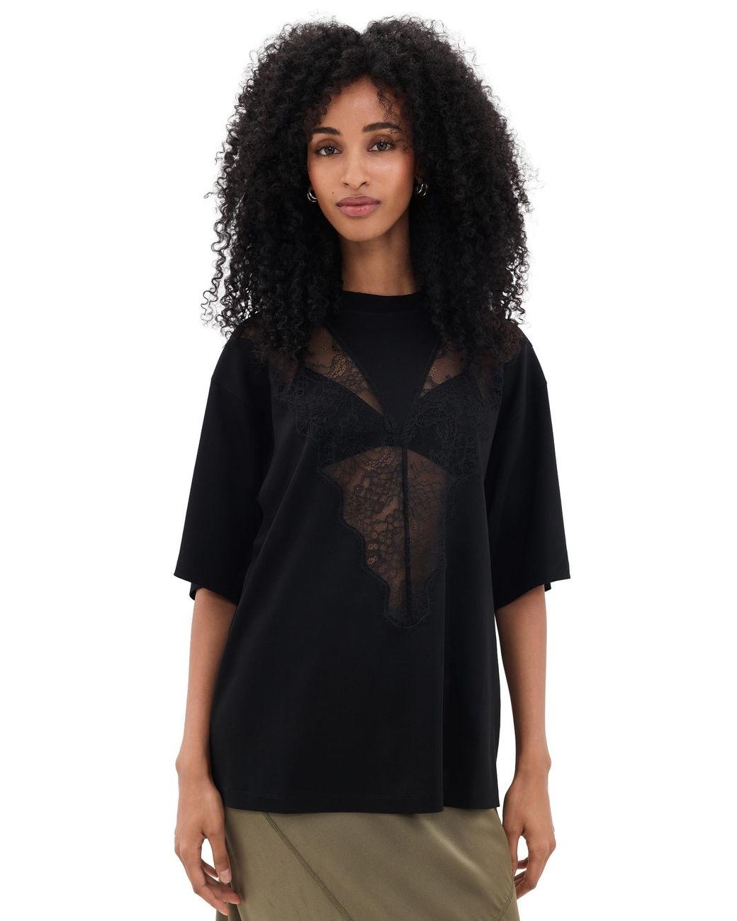 Anine Bing Black Jamila Tee