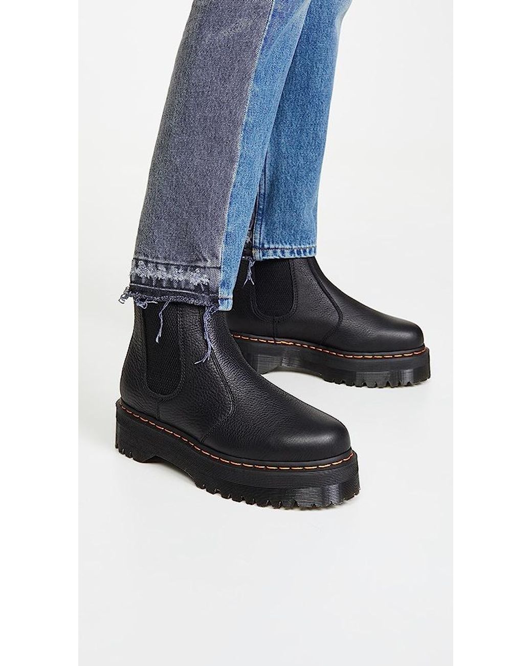 Dr. Martens 2976 Quad Fl Boots in Black | Lyst