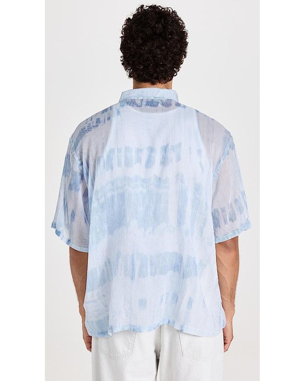 Our Legacy Box Shirt Short Sleeve in Blue for Men | Lyst