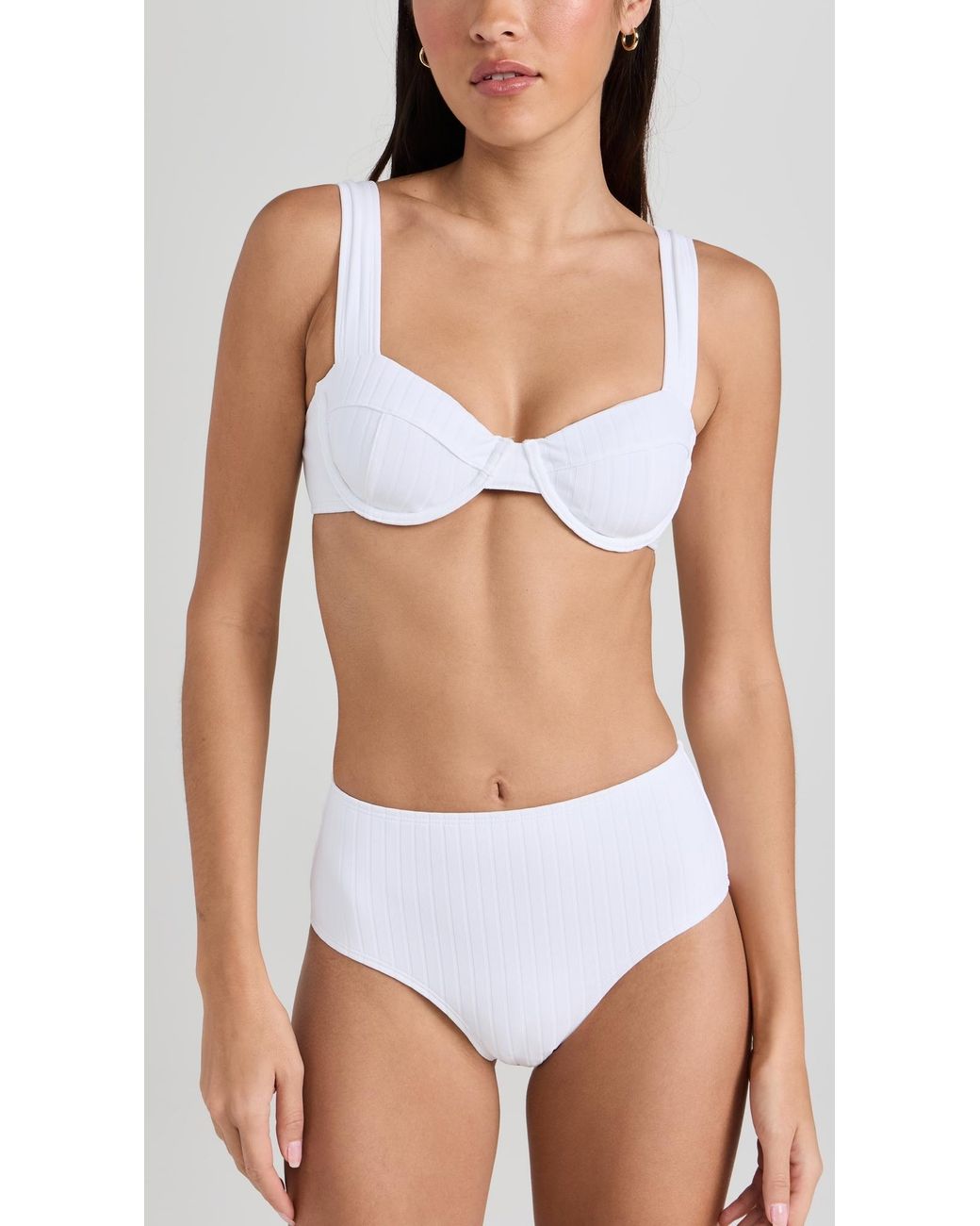 Solid & Striped Blue The Lilo Bikini Top