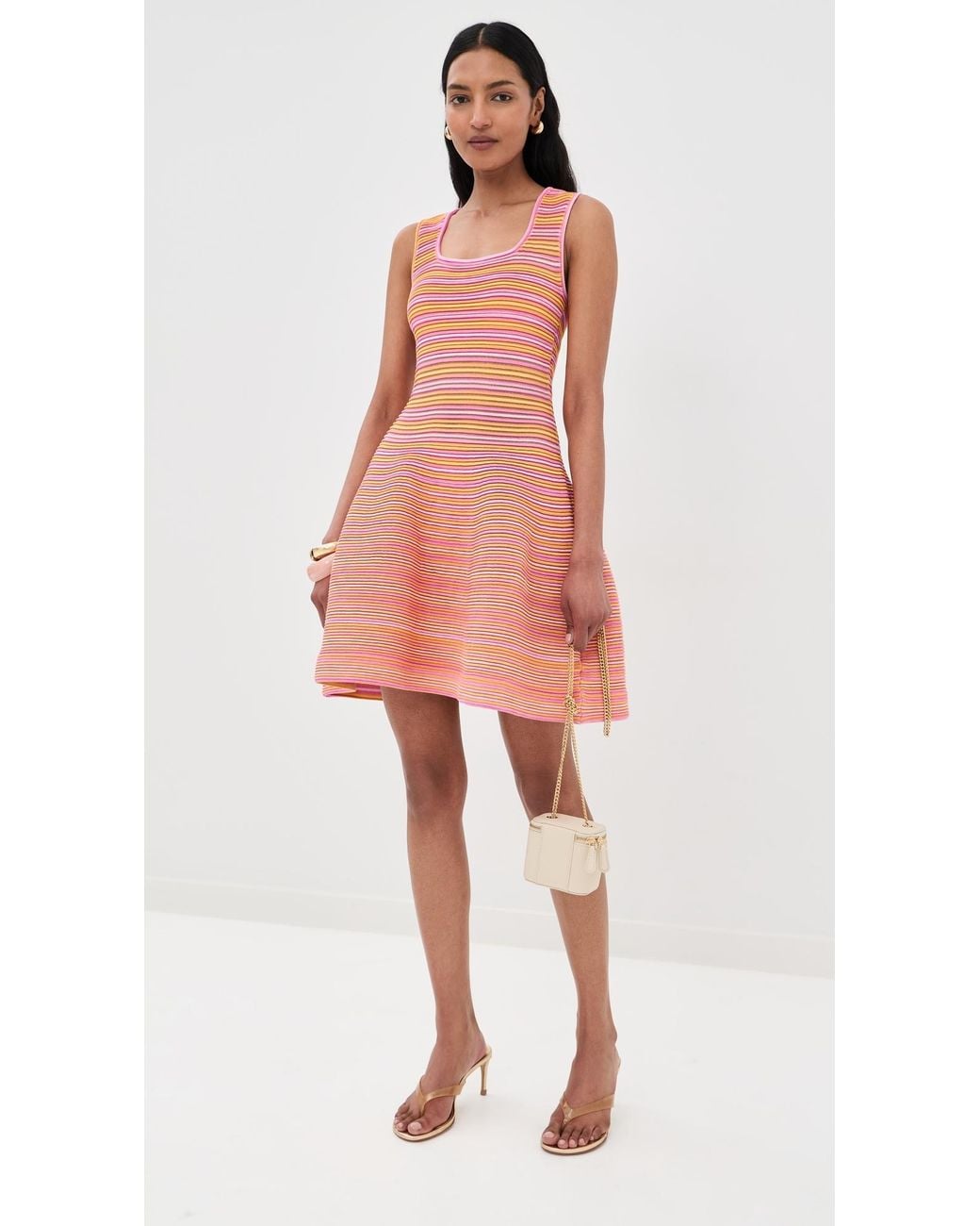 Jonathan Simkhai Pink Cally Mini Dress