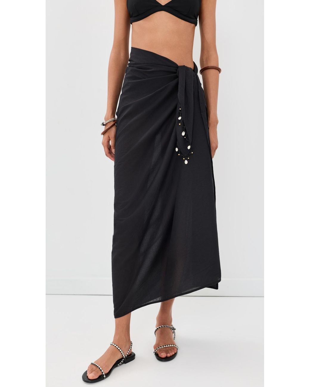 LSPACE Black Mika Sarong