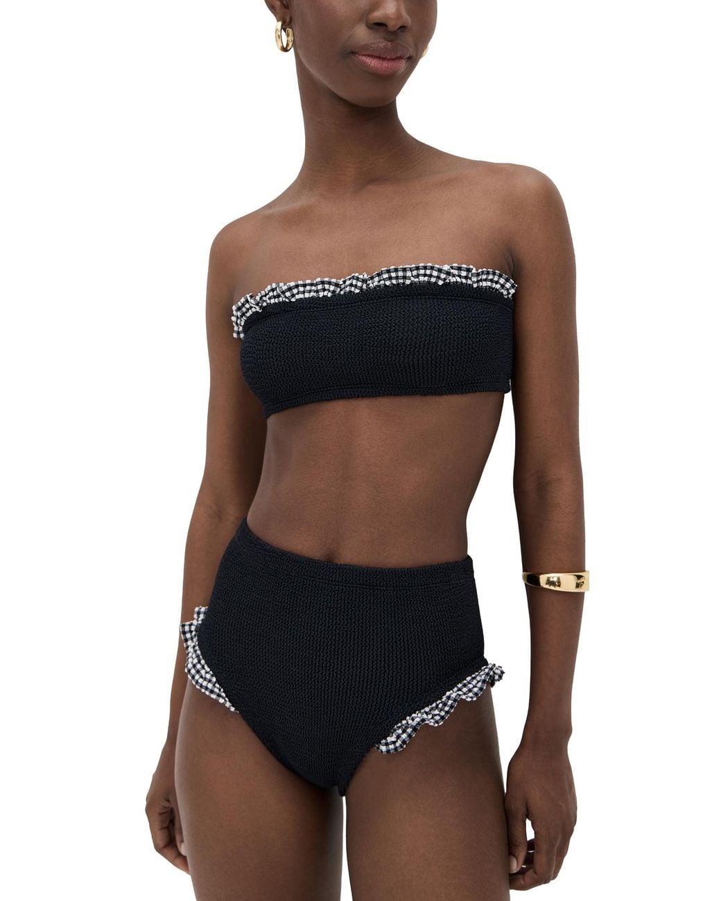 Hunza G Black Peggy Bikini Set