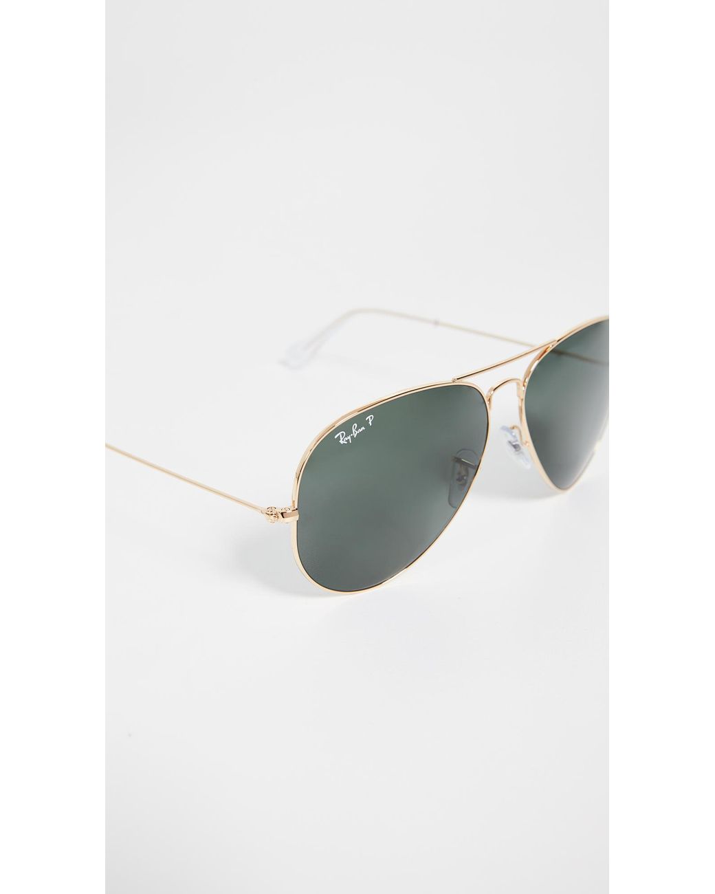 Ray Ban Rb3025 Oversized Classic Aviator Polarized Sunglasses Lyst Ray Ban Rb3025 Oversized Classic Aviator Polarized Sunglasses Lyst