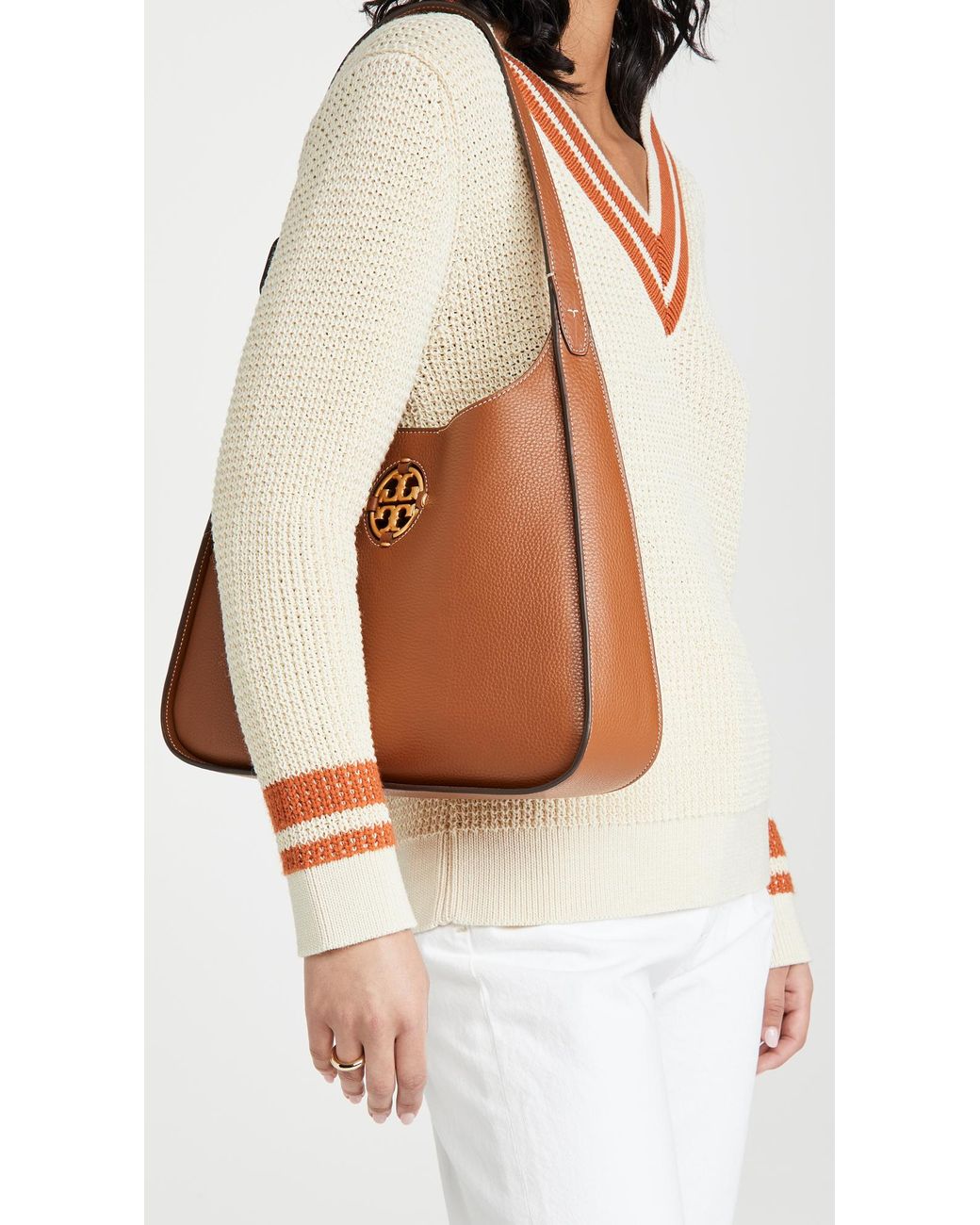 Tory burch miller hobo black hot sale