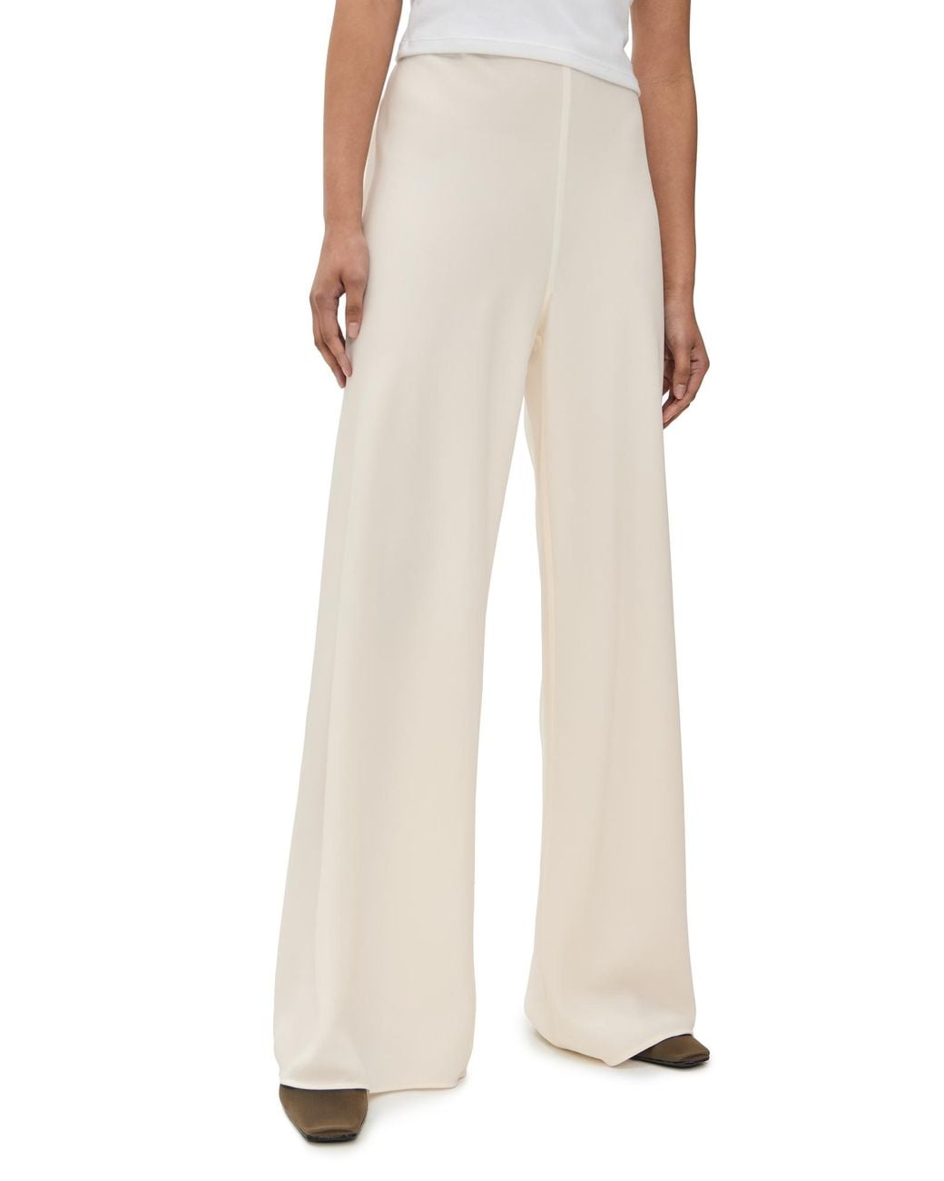 Staud White Stroll Pants