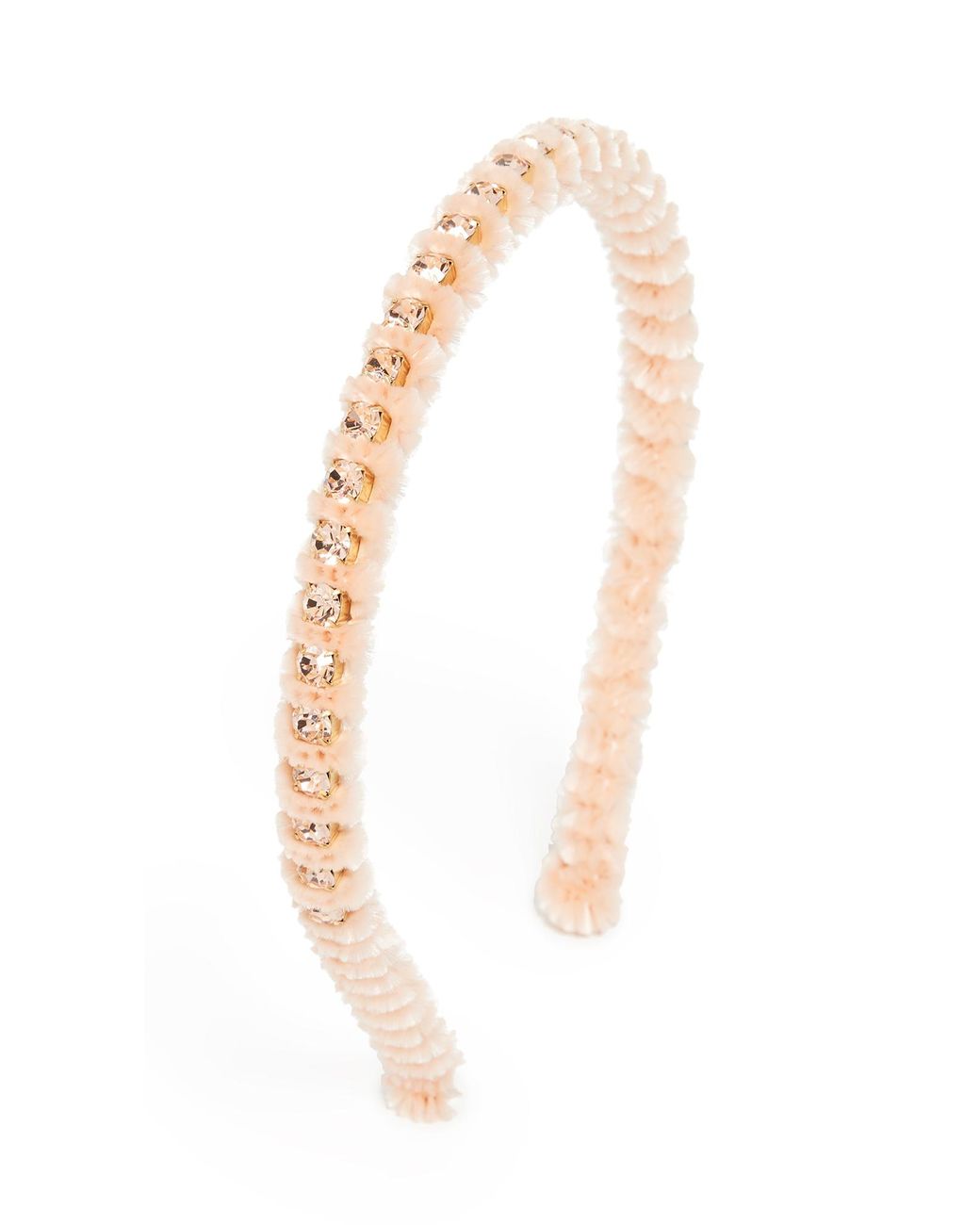 Lelet Muppet Crystal Thin Headband In Pink Lyst