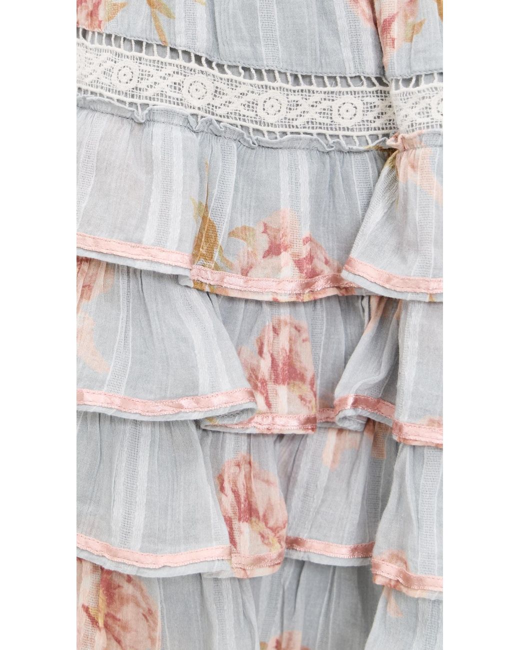 LoveShackFancy Multicolor Kerch Mini Dress