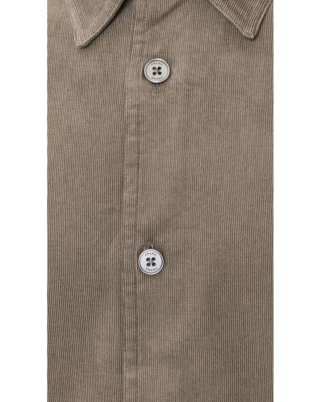 FRAME Multicolor Micro Corduroy Shacket for men