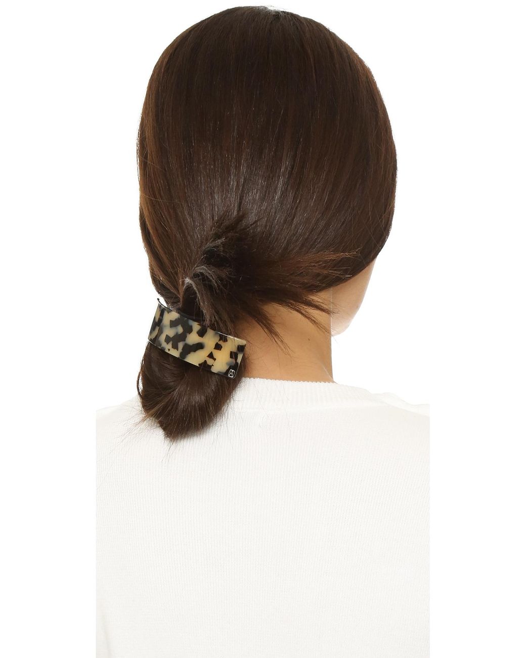 Alexandre De Paris Thick Hair Clip In Brown Lyst