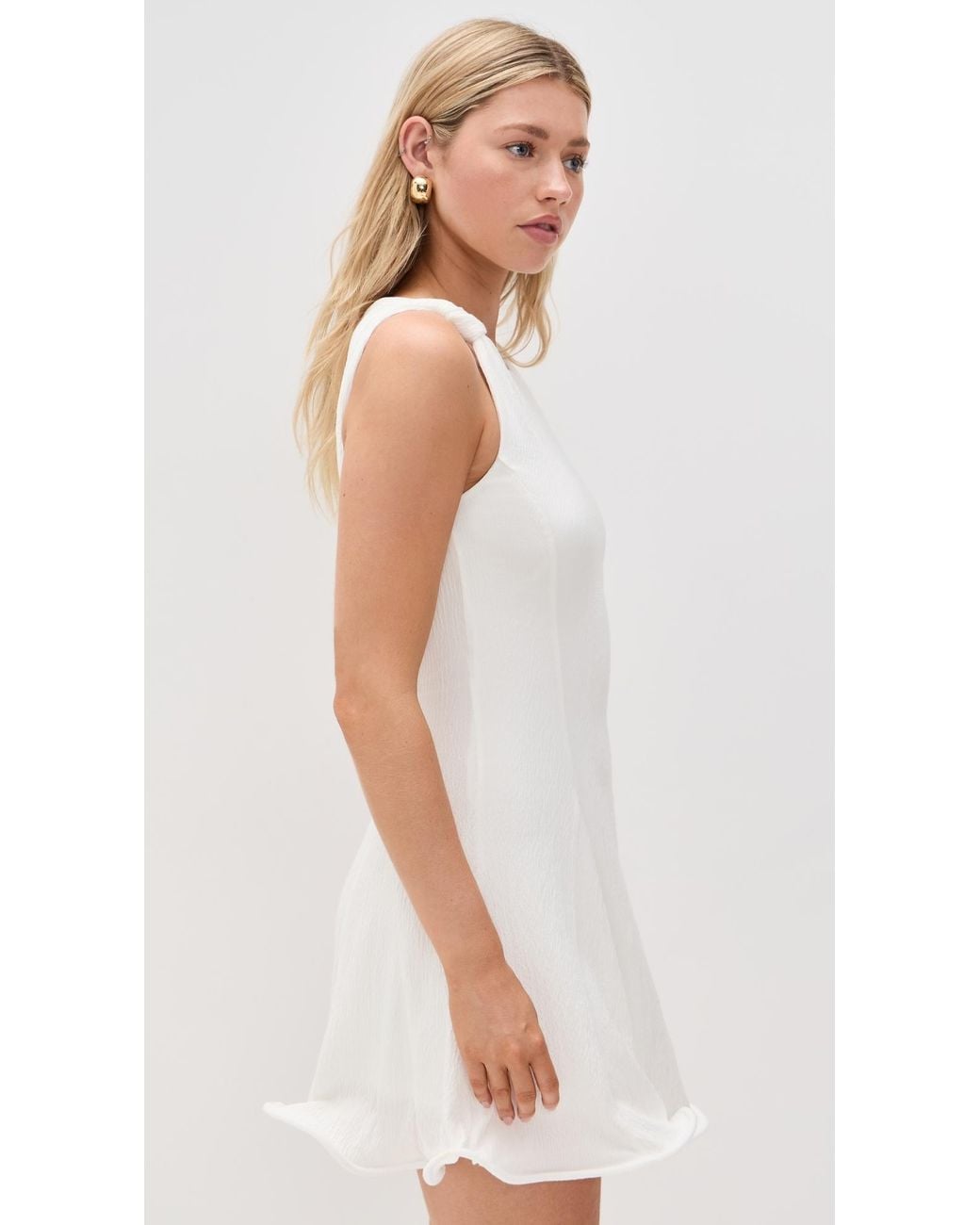 Line & Dot Celesta Mini Dress in White | Lyst
