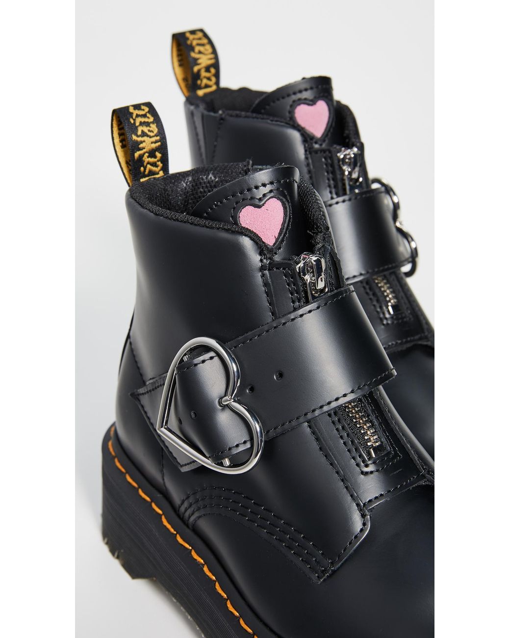 Dr. Martens Buckle Boot Lazy Oaf in Black | Lyst