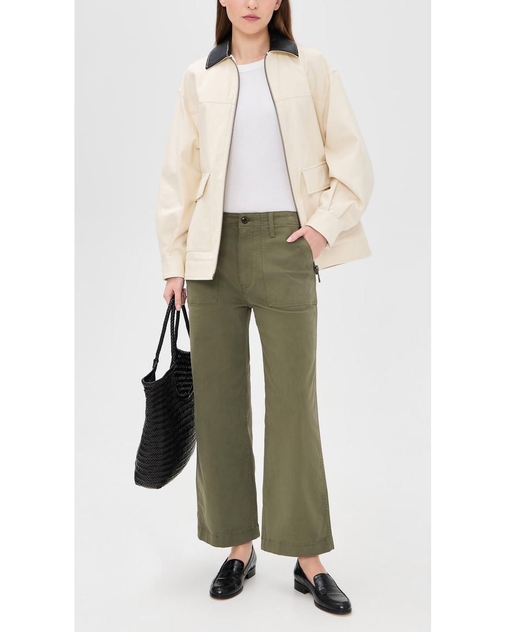 Re/done Green The Trooper Pants