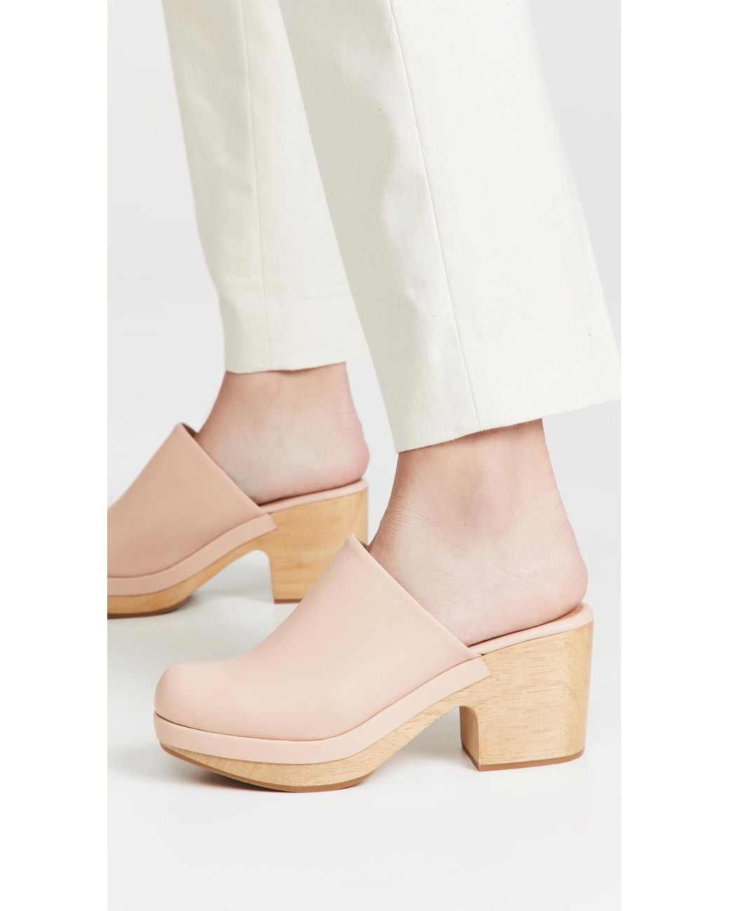 Rachel Comey Natural Bose Clogs