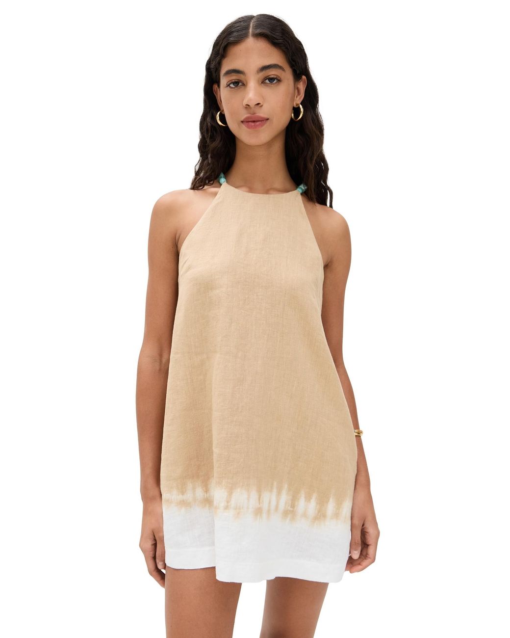 chinese dress ladies Emma Shirt Dress - Linen main image 1