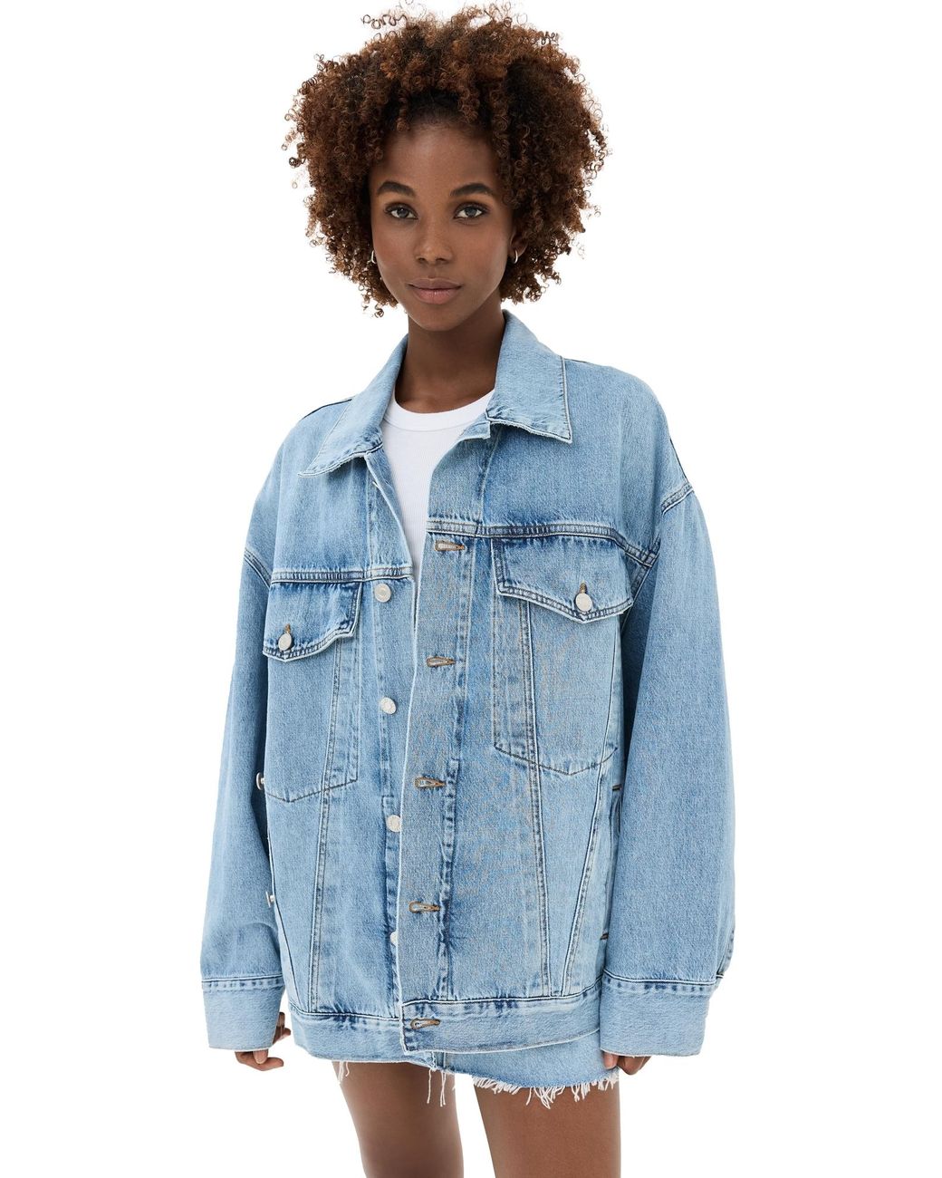 【関税込み】AGOLDE ブルー Reworked Wayne デニムジャケット Blue Reworked Wayne Denim Jacket by AGOLDE on Sale