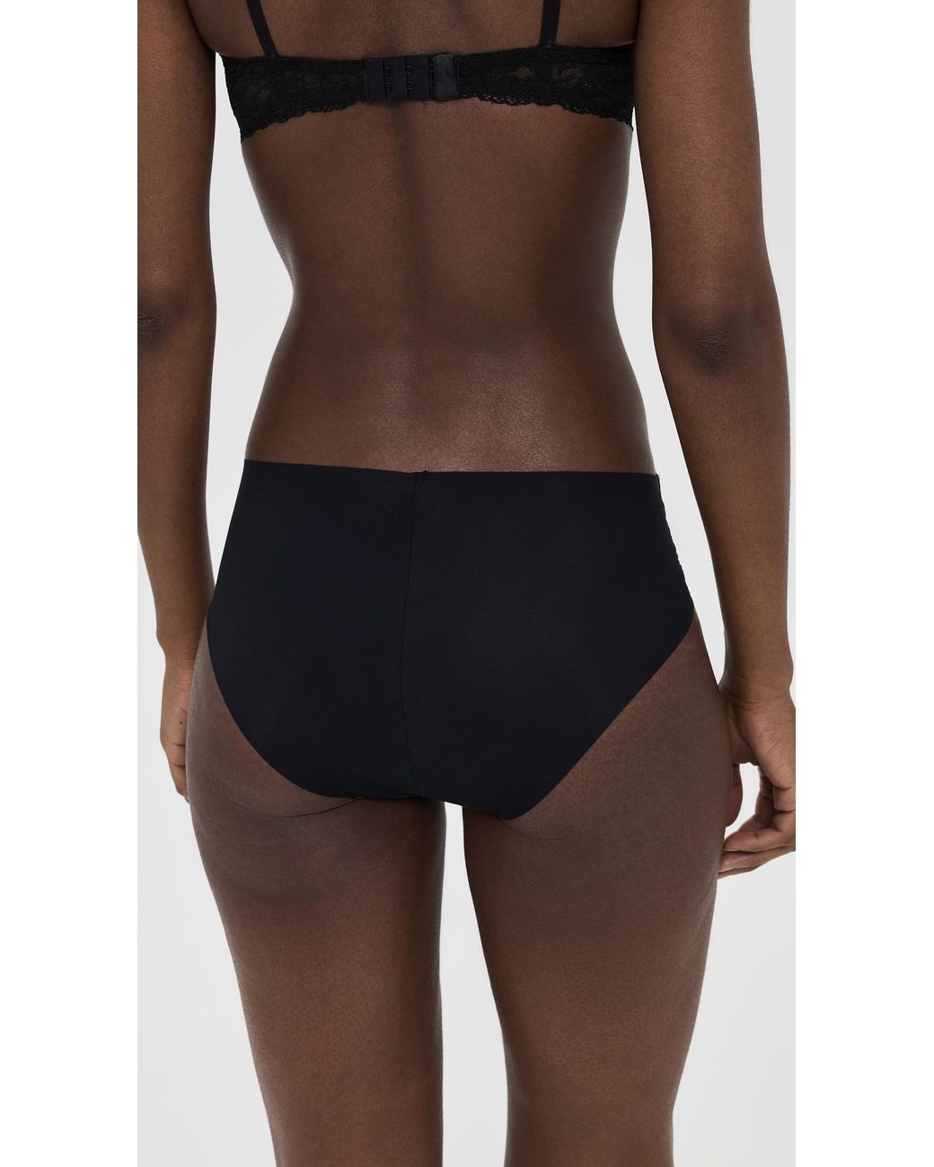 Commando Brown Double Take Lace Bikini Panty