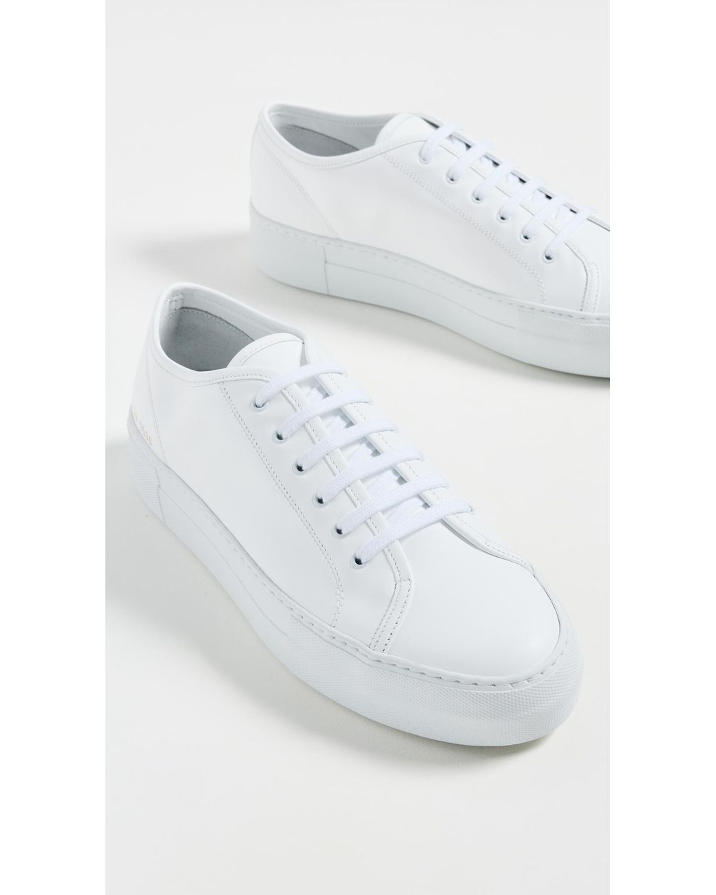 Common Projects White Tournament Super Classic Sneakers