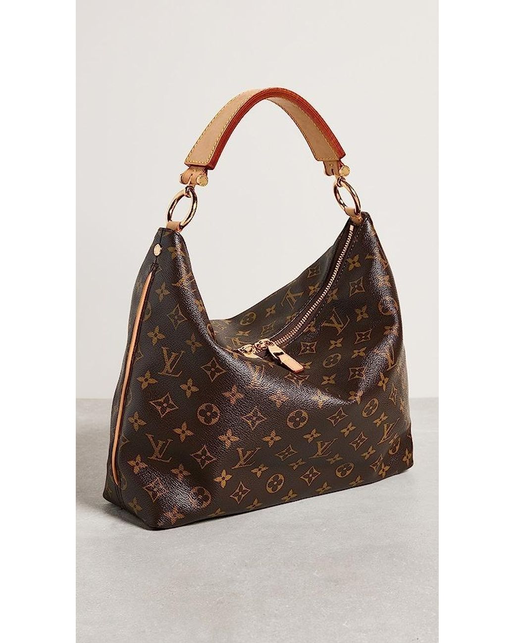 What Goes Around Comes Around Louis Vuitton Monogram Sully Pm Hobo in Brown  | Lyst