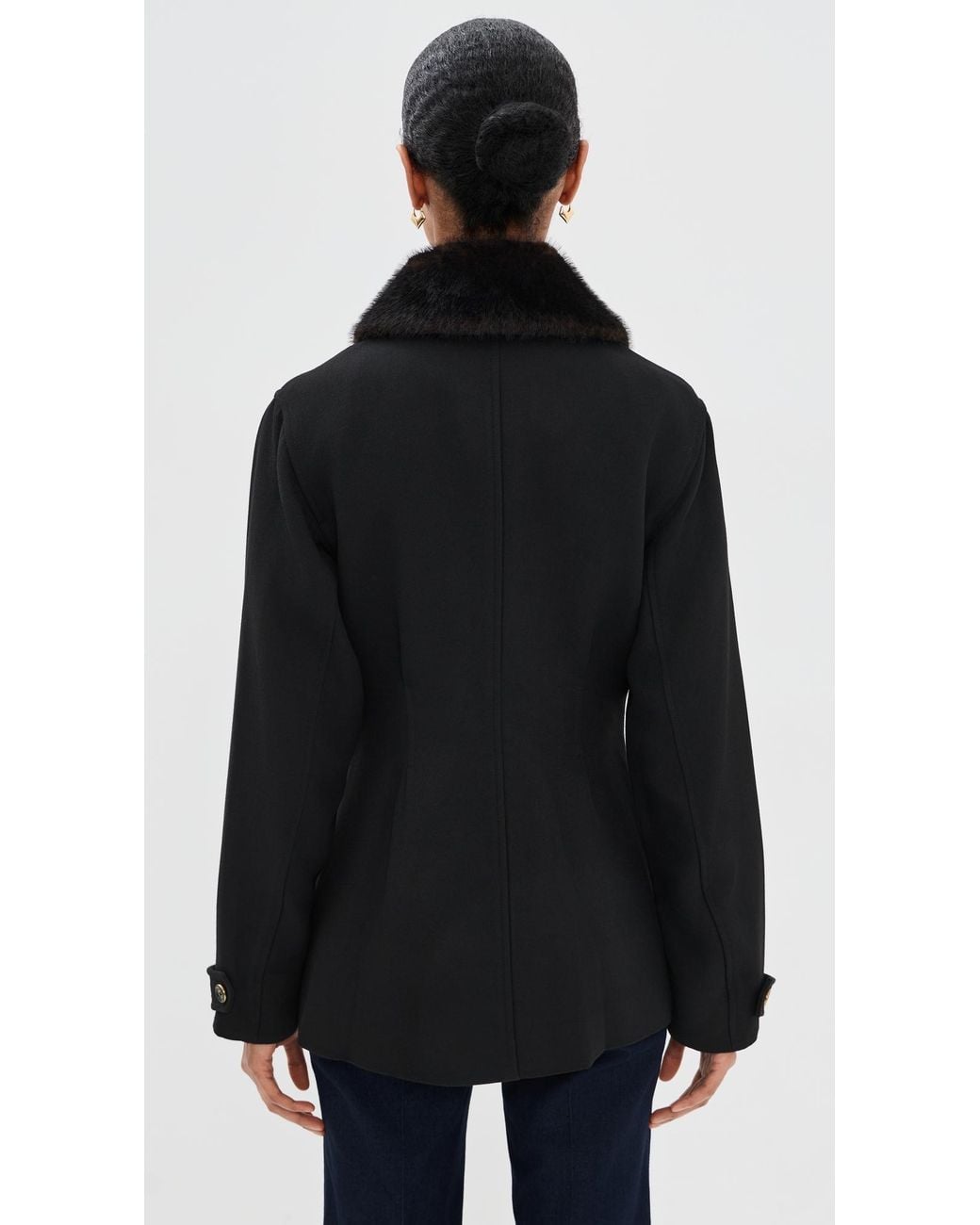 Veronica Beard Black Severine Tailored Dickey Jacket