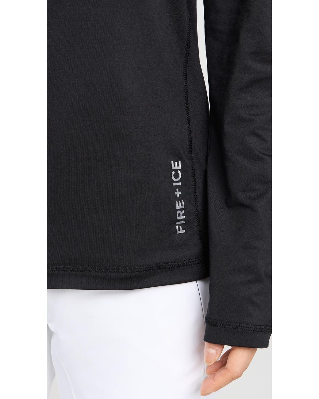 Bogner Fire + Ice Black Margo Top