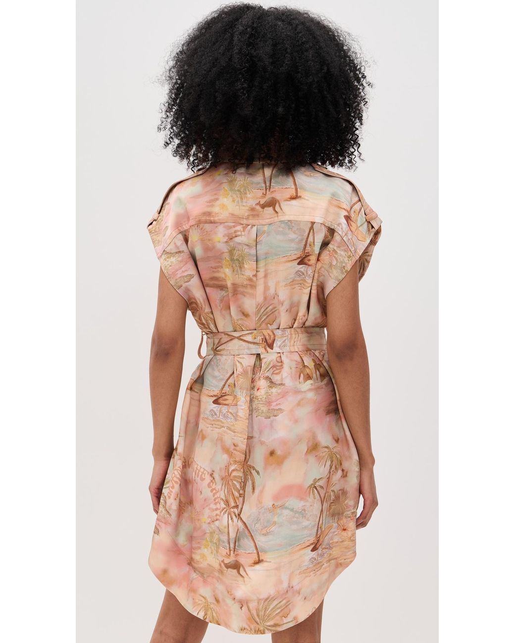 【送料&関税込】Zimmermann Illuminate Sleeveless Tunic Illuminate Sleeveless Tunic Guava Morning Online | Zimmermann
