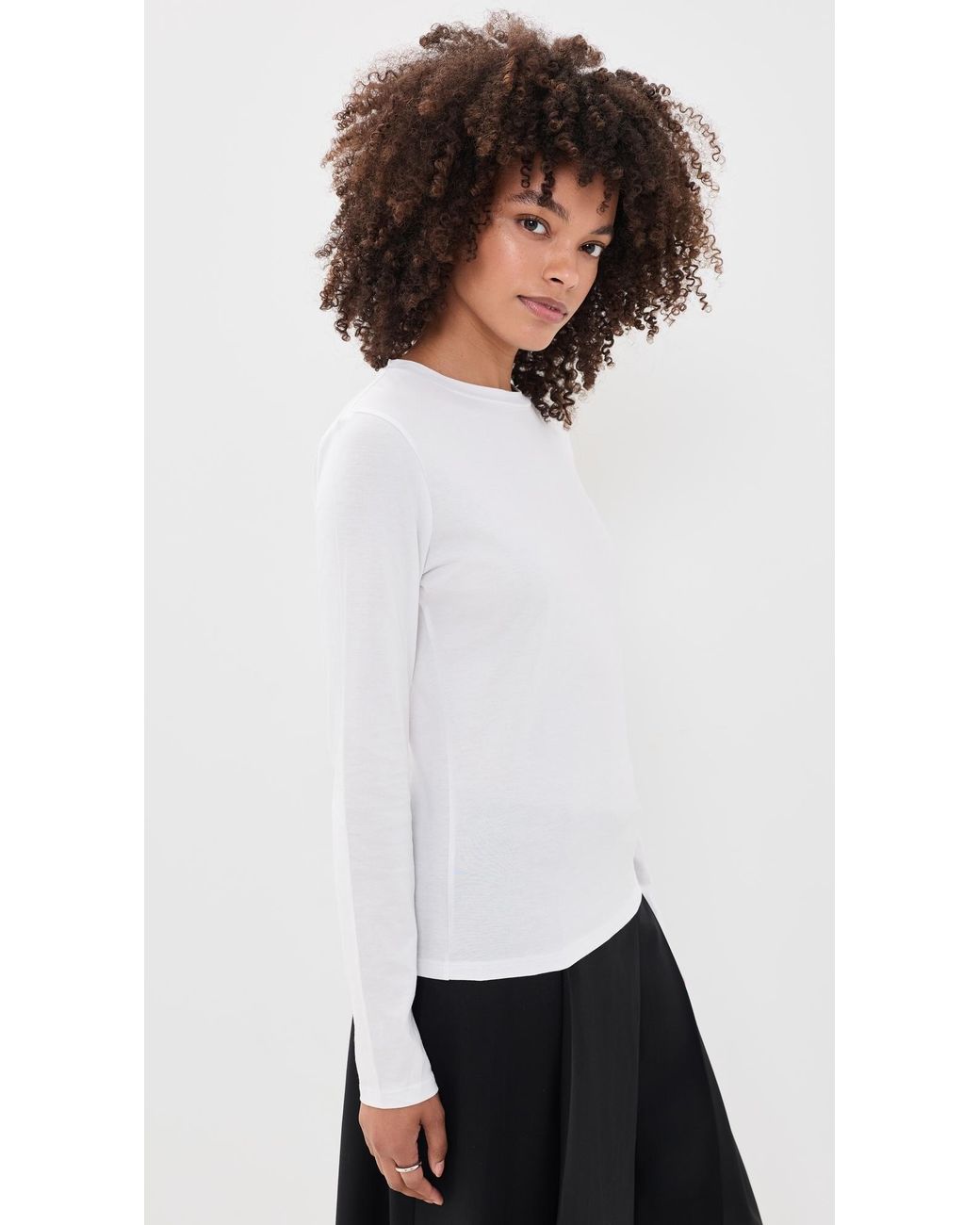 Theory White Tiny Tee