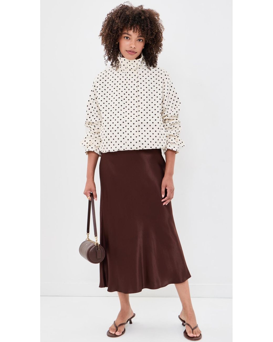 Bailey Rose White Polka Dot Jacket