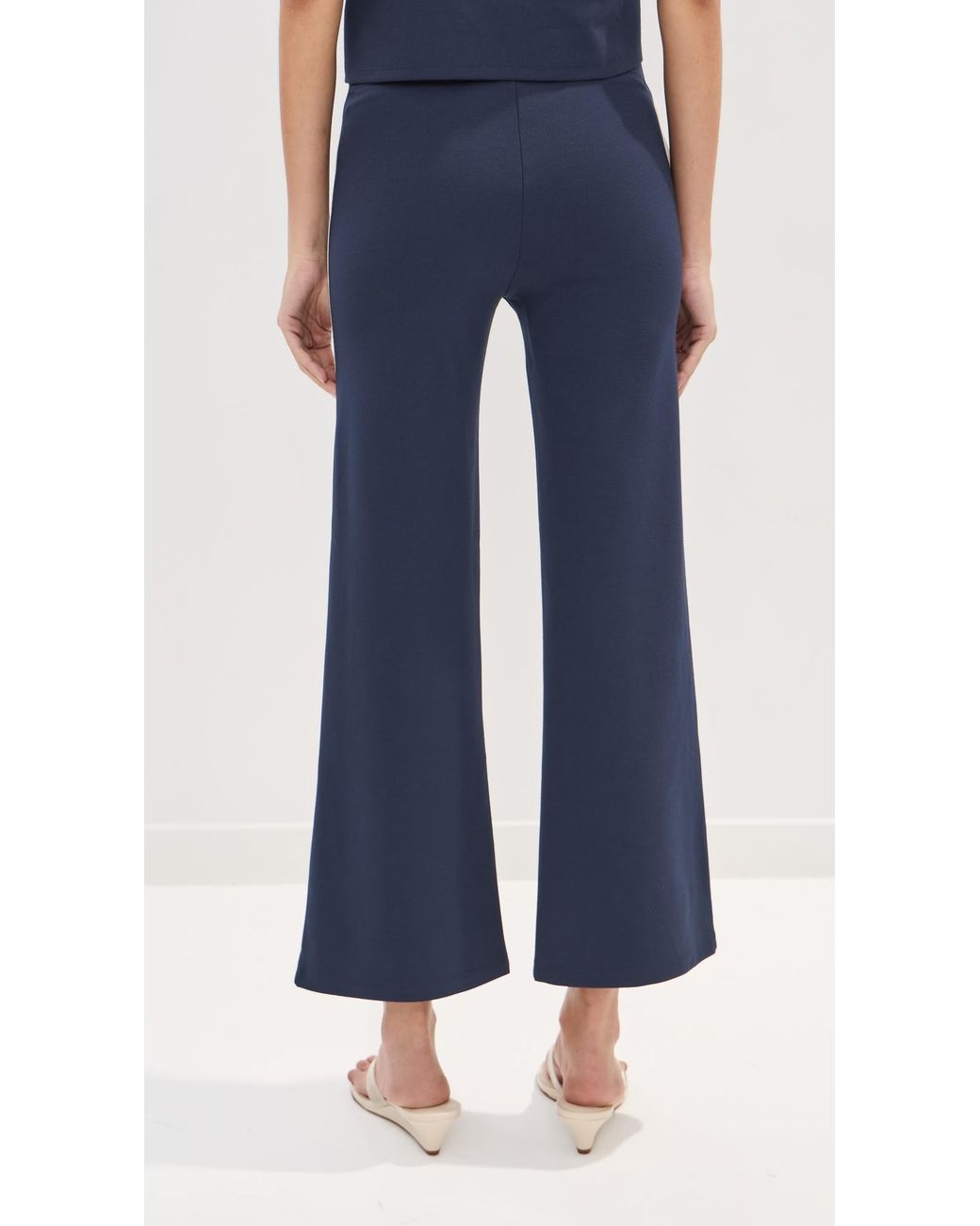 Le Bos Blue Ponte Pants