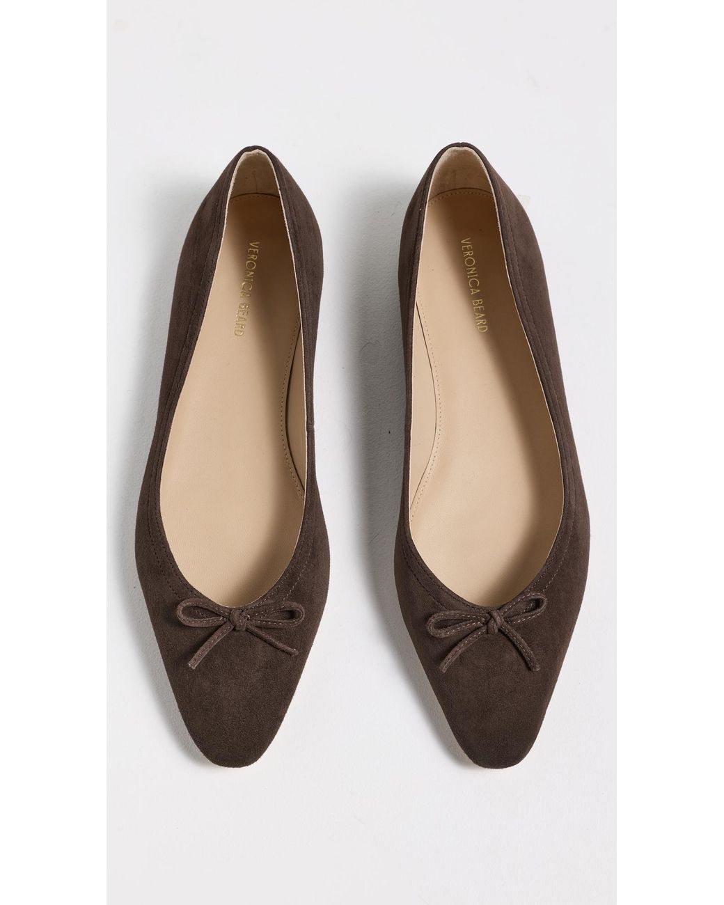 Veronica Beard White Cailey Flats