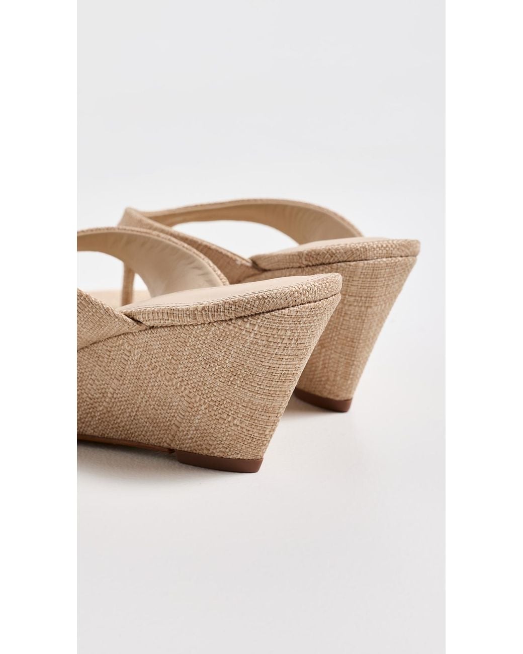 Larroude Black Gaia Low Wedges