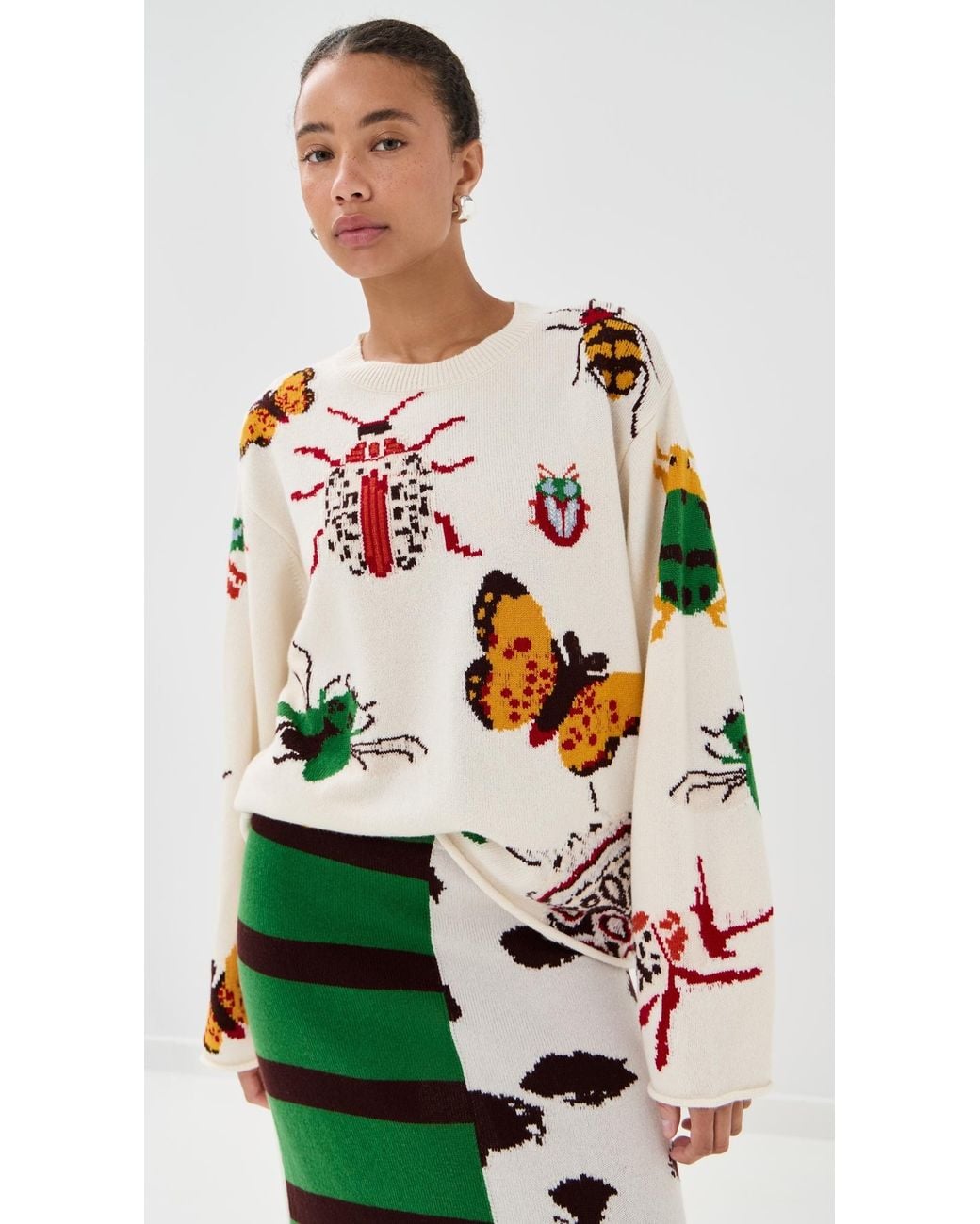 The Elder Statesman Multicolor Bug Crew