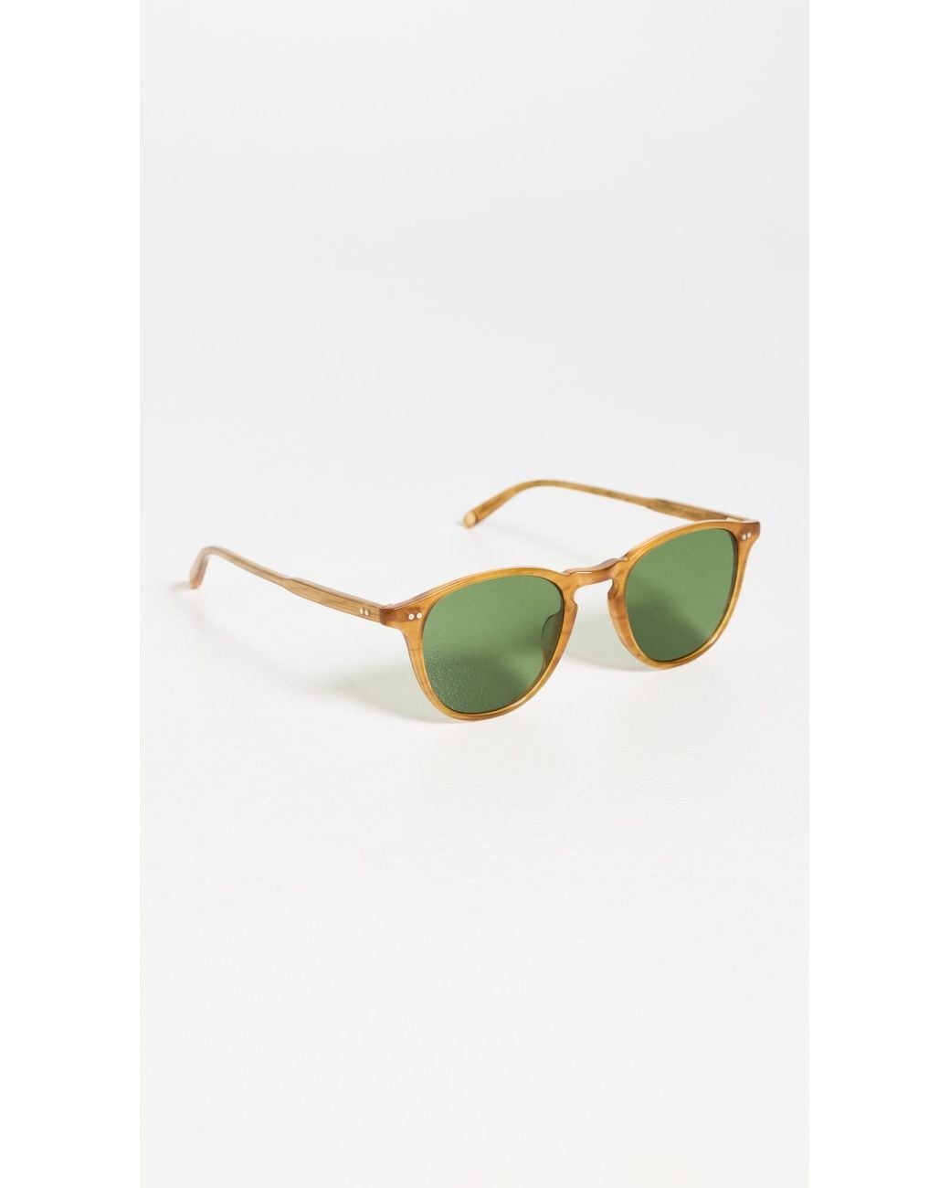 Garrett Leight Green Hampton Sunglasses