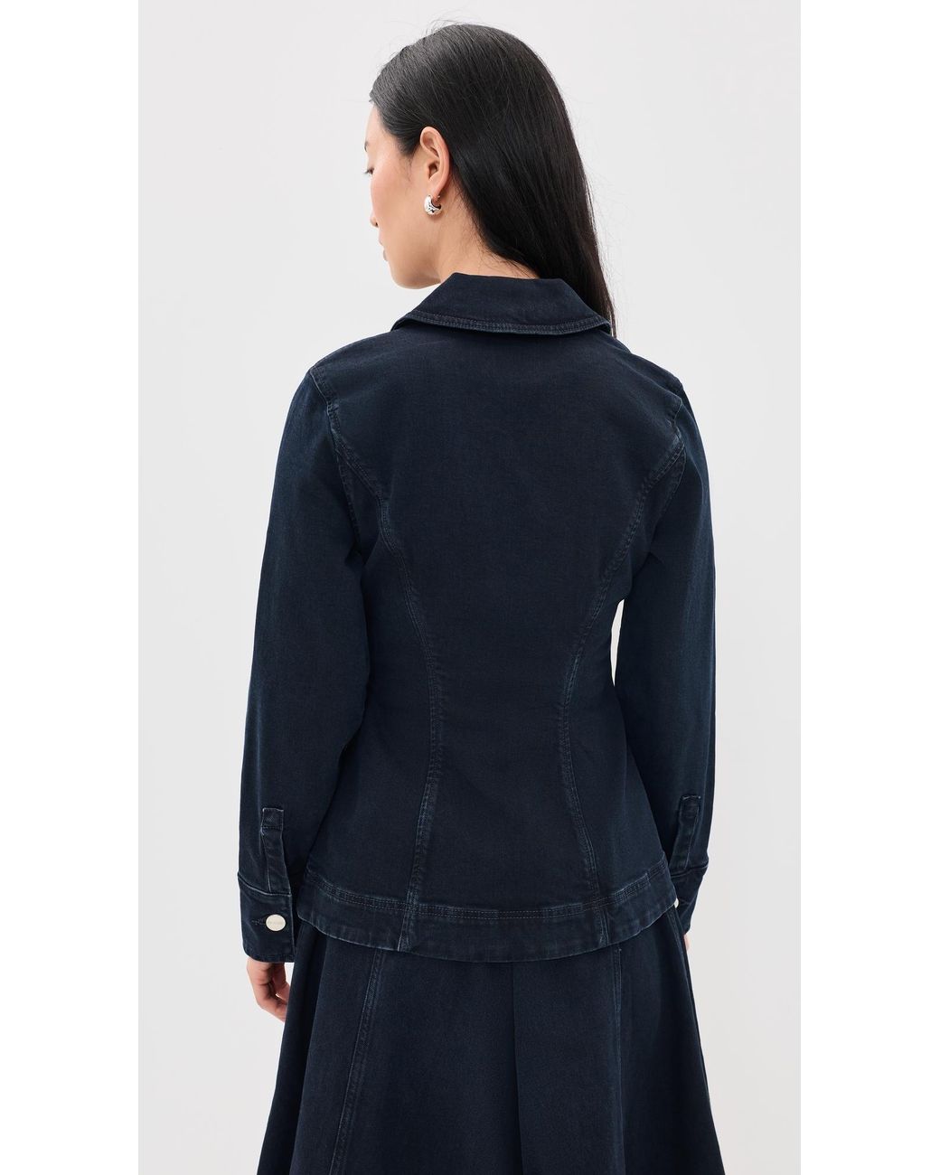 ALIGNE Blue Tilly Denim Zip Jacket
