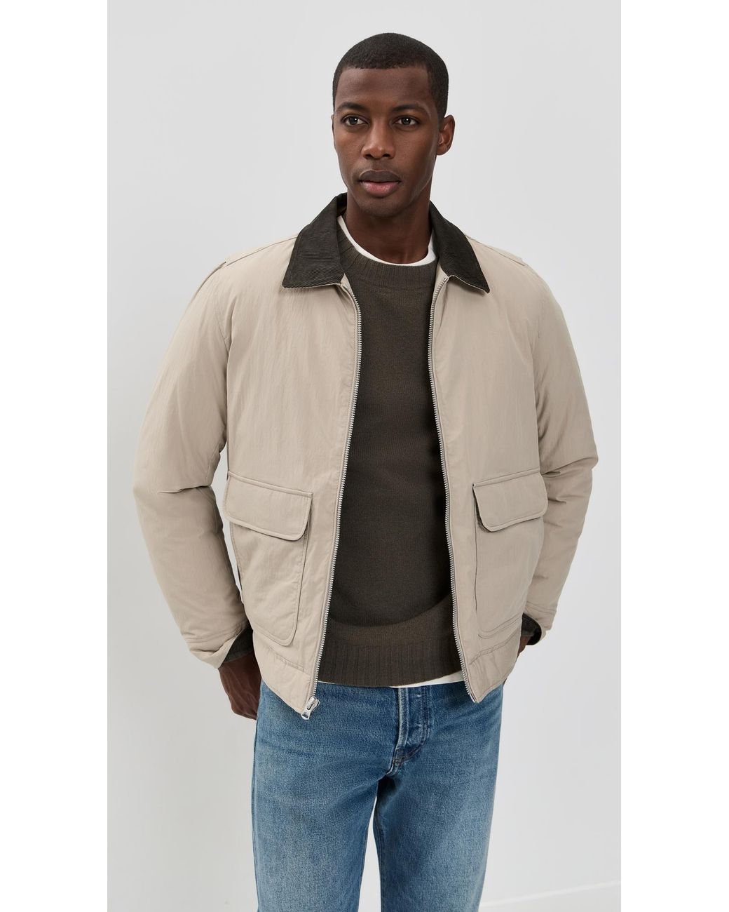 Rag & Bone Natural Derrick Filled Jacket for men