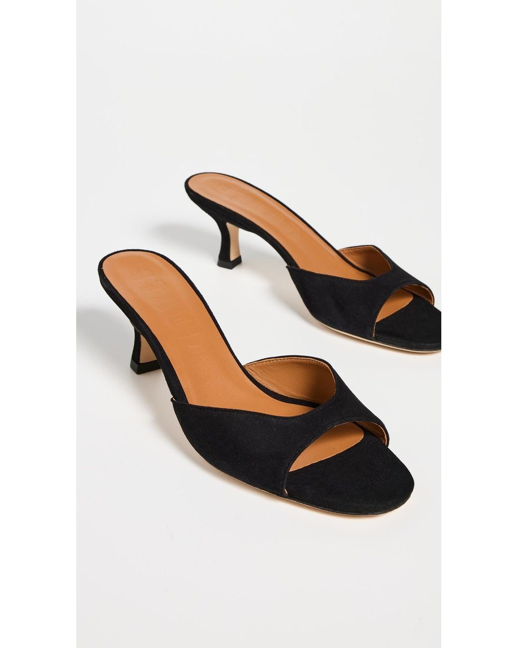 Staud Black Brigitte Mules