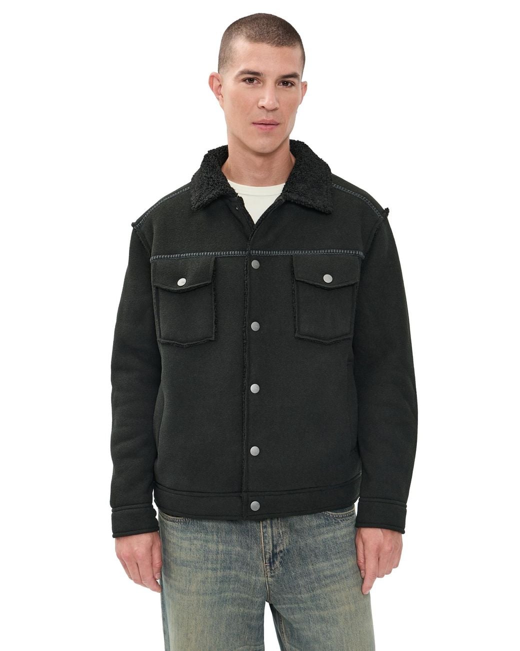 Ugg Black Janson Fluff Jacket Ii for men