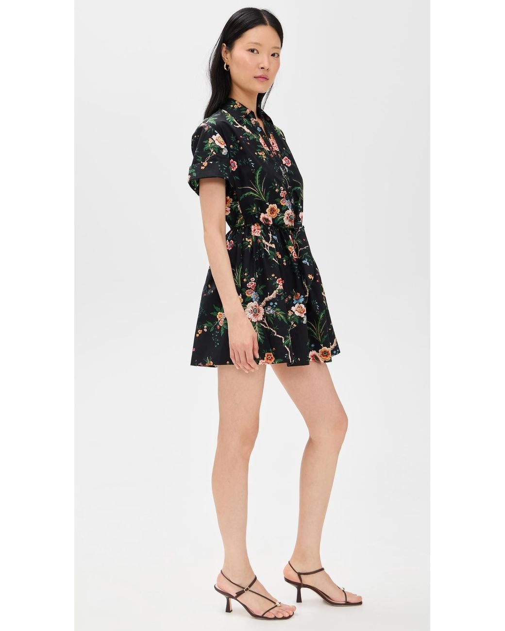 Cara Cara Asbury Mini Dress in Black | Lyst