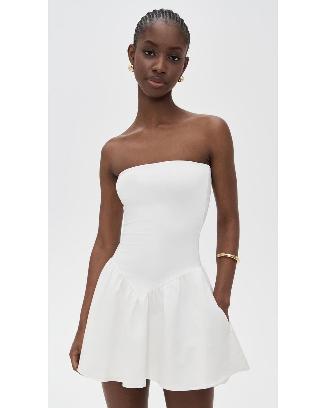 RESA Mackie Mini Dress in White | Lyst